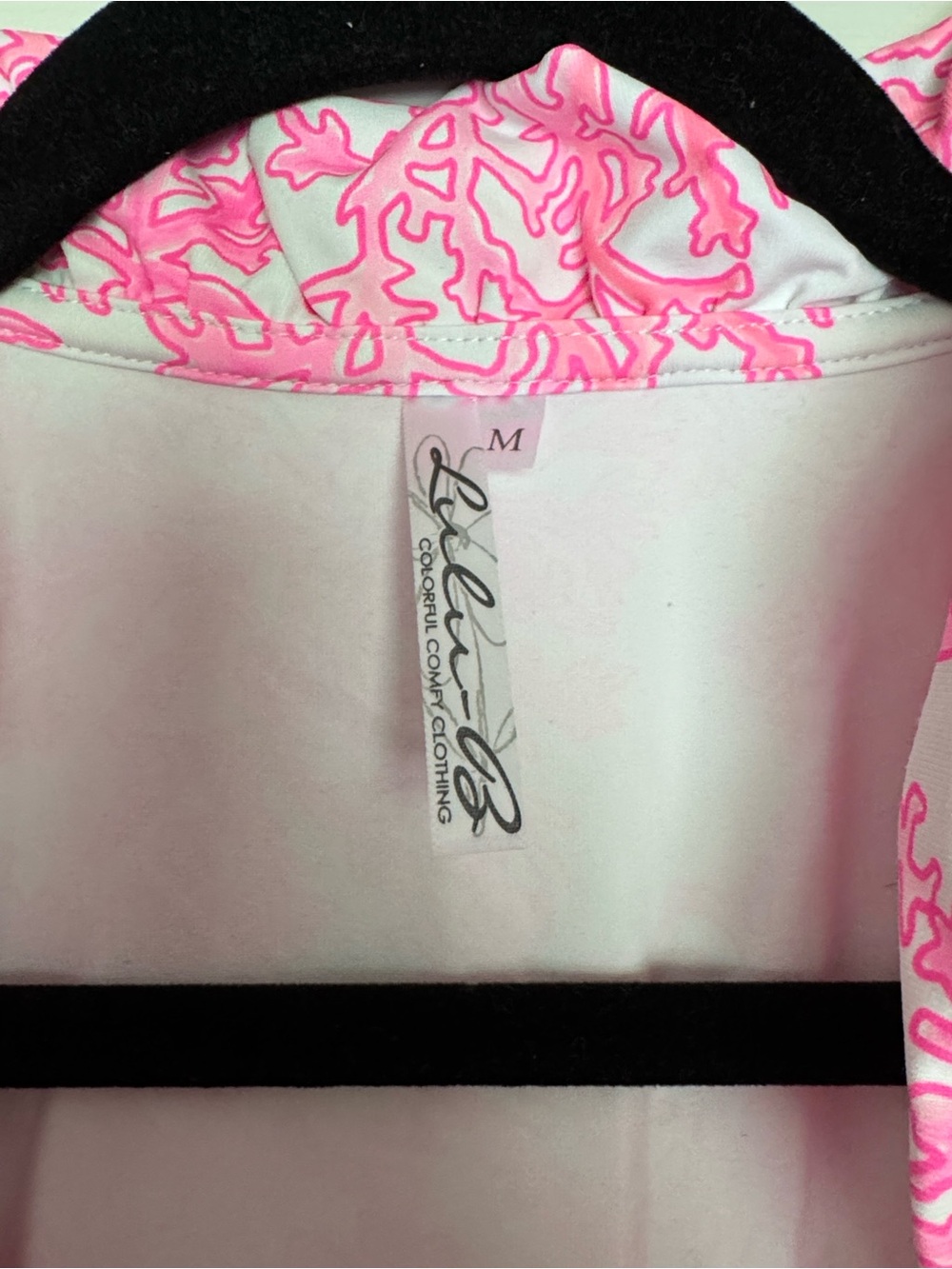 NWOT Lulu B Sleeveless Pink Coral Print Ruffle Collar Top - Picture 2 of 3